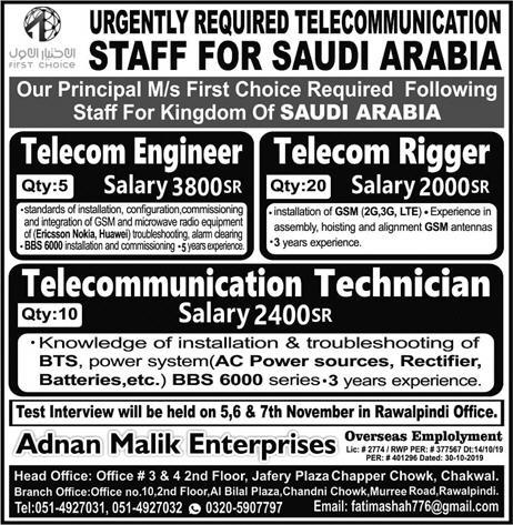 Telecom Engineer Jobs