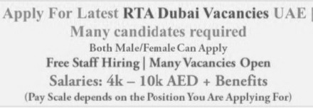 Dubai GOVT jobs