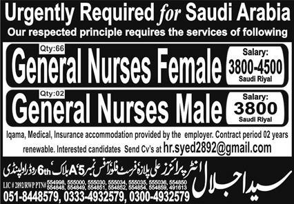 Latest Urgent jobs in Saudi Arabia