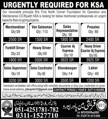 Latest 400 Gulf jobs for Pakistani