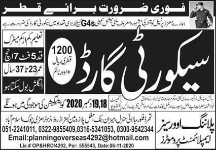 Excellent Jobs in Qatar forces