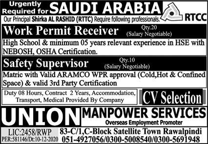 Latest Jobs in Saudi Arabia