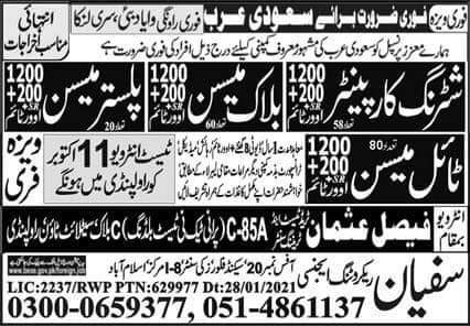 Jobs in dammam Saudi Arabia