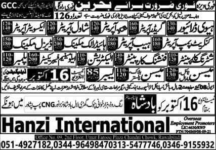Driving jobs in Bahrain 2021