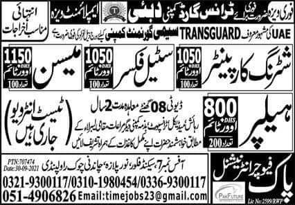 Government jobs in Dubai 2021