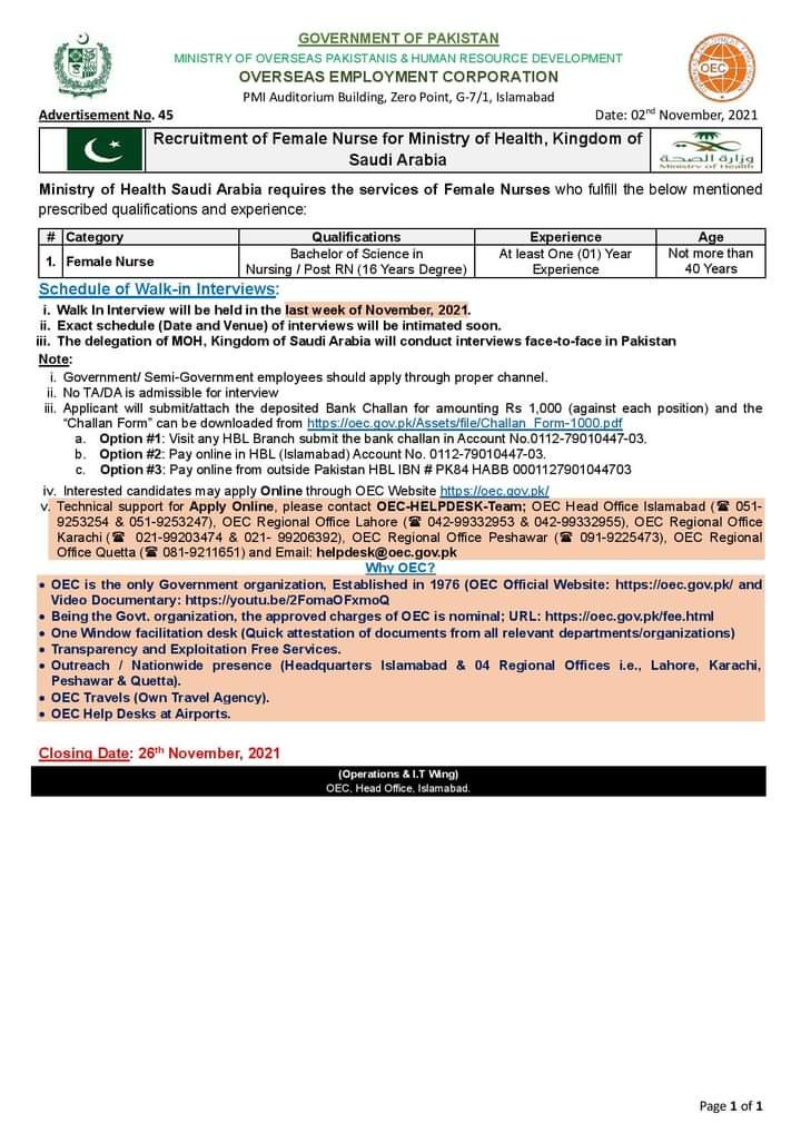 Government jobs in Saudi Arabia 2021