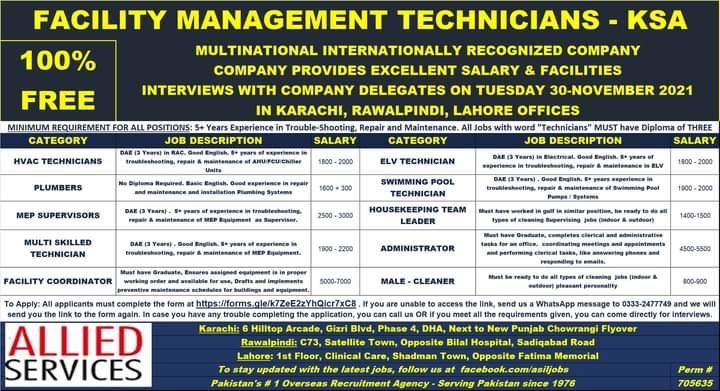 Mep supervisor jobs in Saudi Arabia 2021