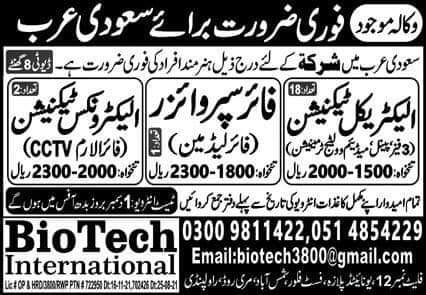Site supervisor jobs in saudi arabia 2021