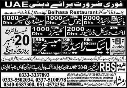 Jobs in dubai restaurants hotels