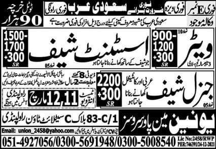 Hotel Restaurant jobs in Riyadh 2022