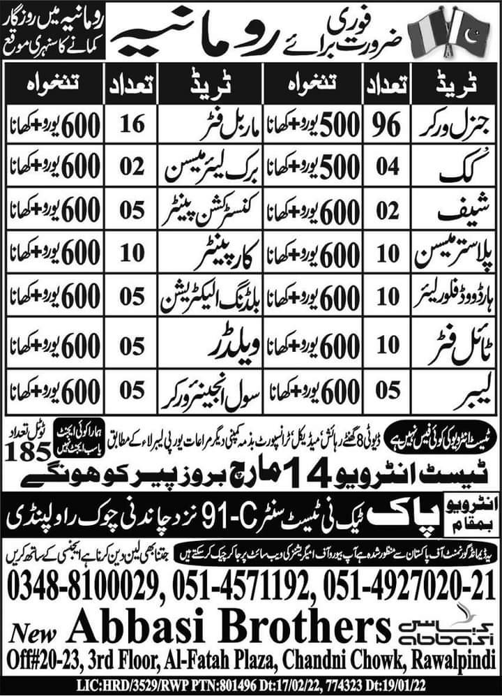 Civil engineer jobs in romania 2022