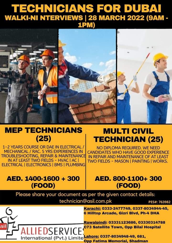 mep-technician-jobs-in-dubai-2022-salary