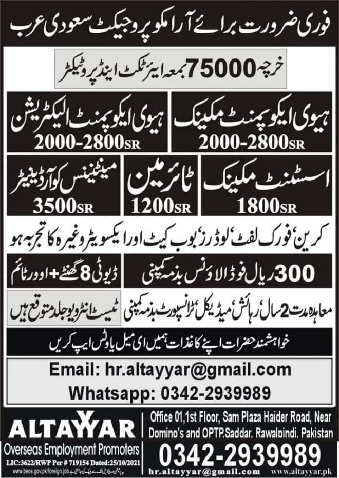 part time jobs in saudi arabia dammam