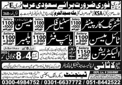 Jobs in haram sharif makkah 2022