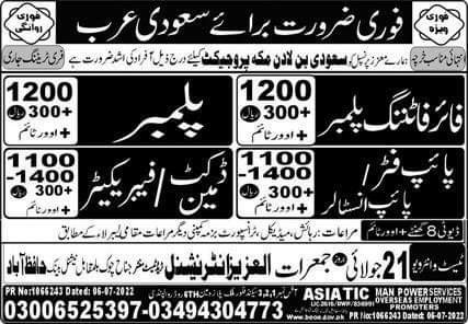 Ducting jobs in saudi arabia 2022 - Salary