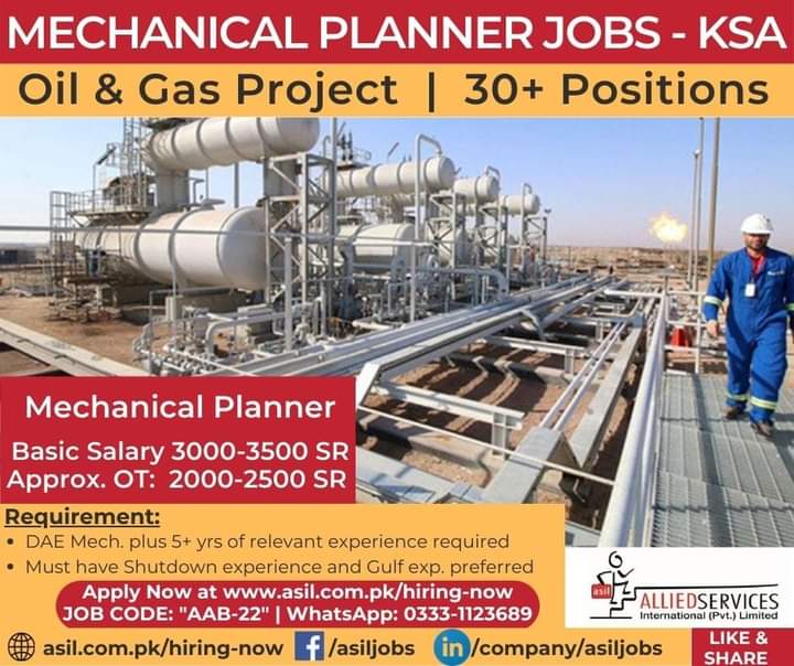 Oil and Gas Job Vacancies in Saudi Arabia
