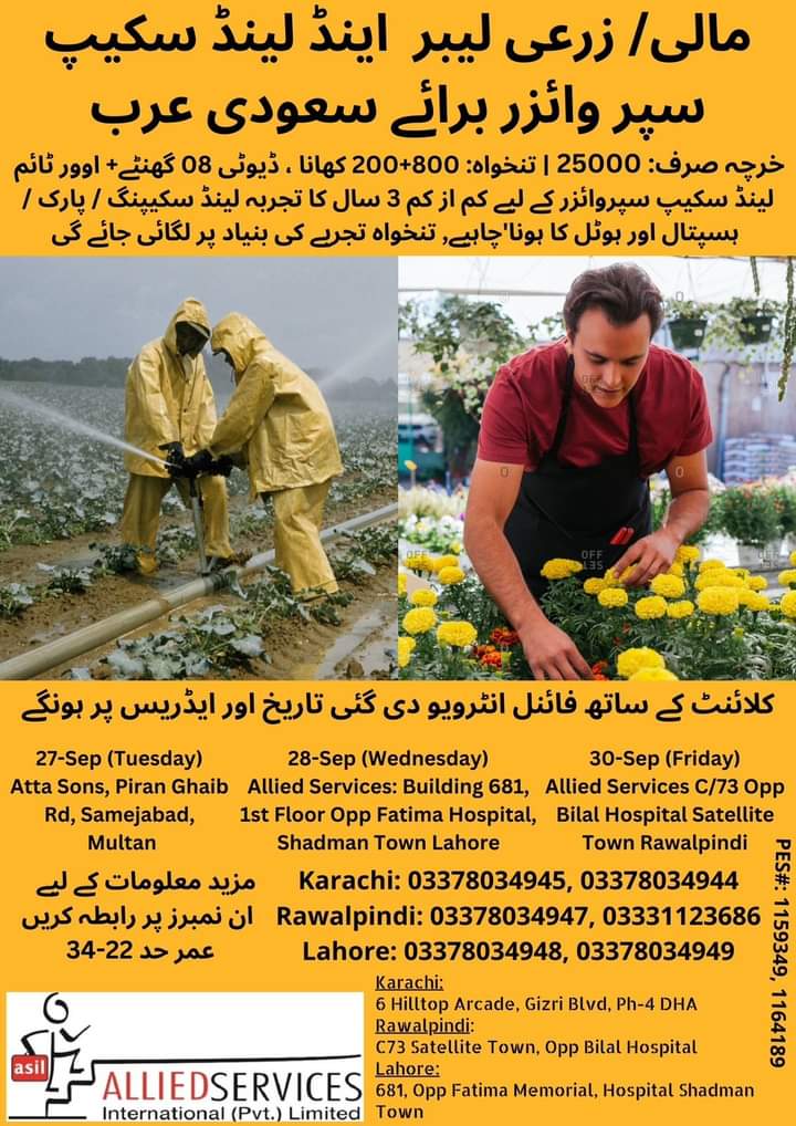 Landscaping jobs in saudi arabia 2022
