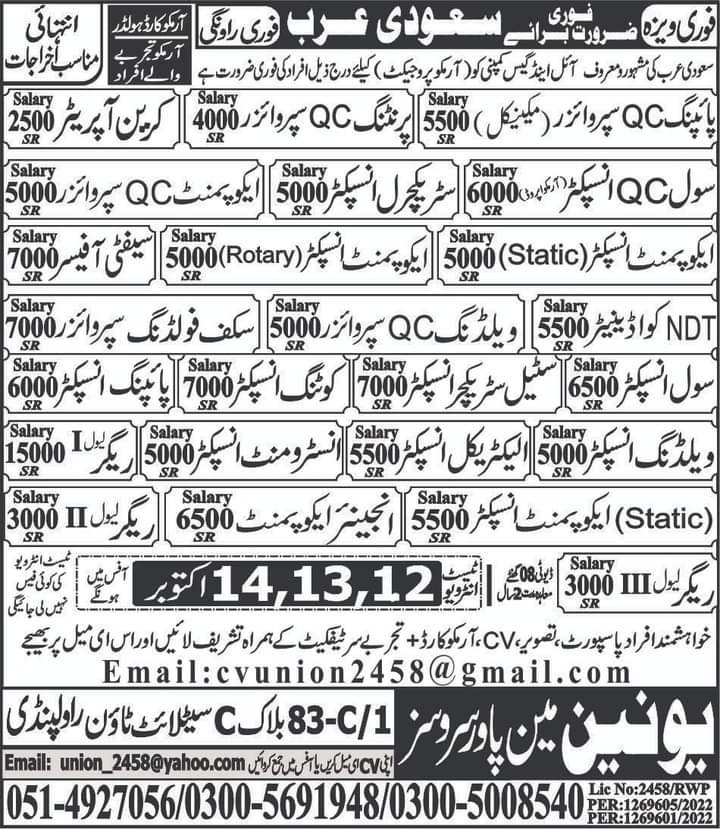 Aramco Company Saudi Arabia Jobs 2022 Salary