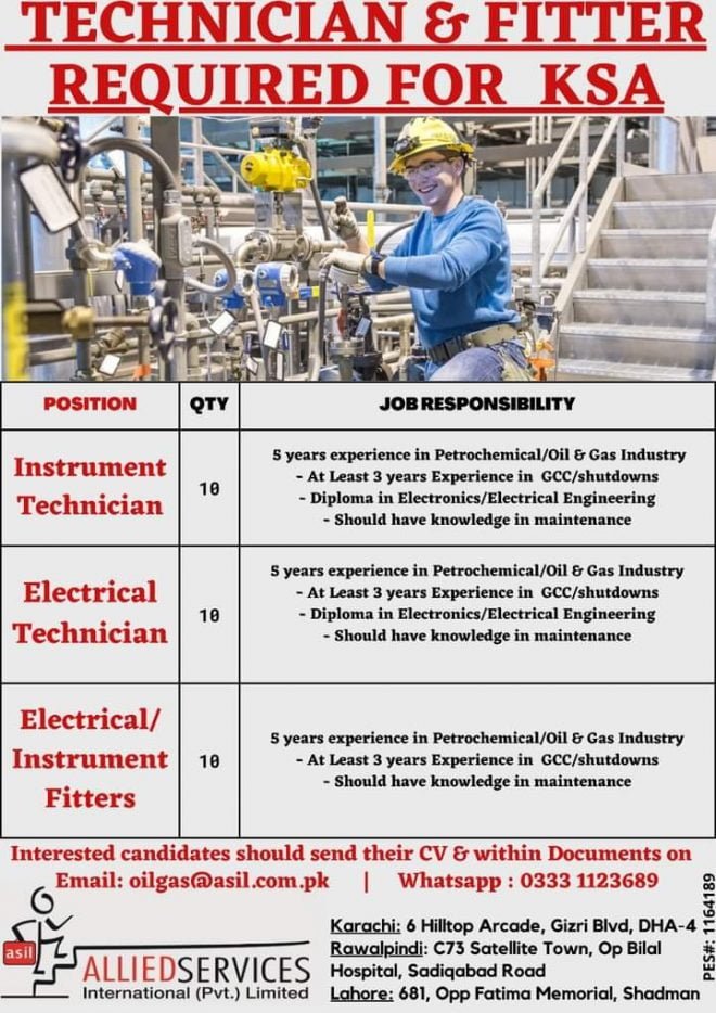 Instrumentation jobs saudi arabia 2022 Salary