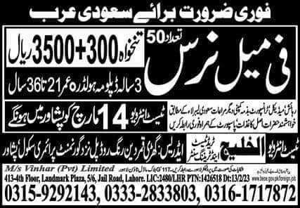 Saudi Aramco Nursing jobs 2023