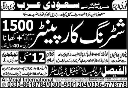 Today jobs in saudi arabia latest 2023