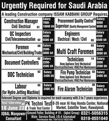 Kabbani construction group jobs 2023