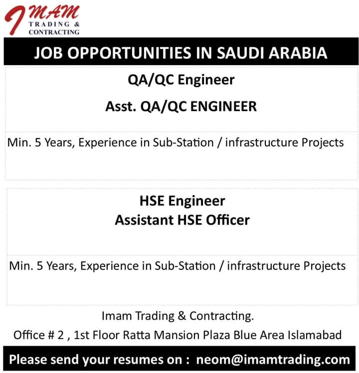 Neom city saudi arabia jobs for Pakistani 2023