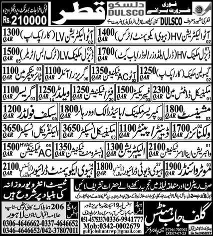 Dulsco company qatar vacancies 2023