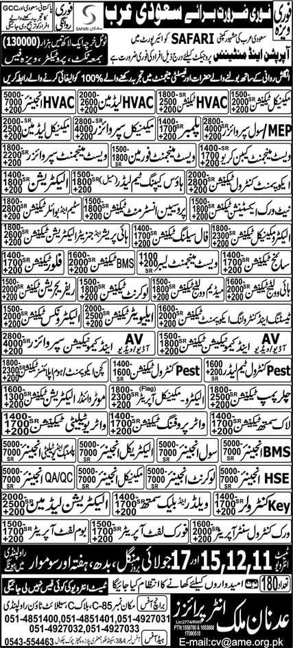 Maintenance jobs in jeddah 2023