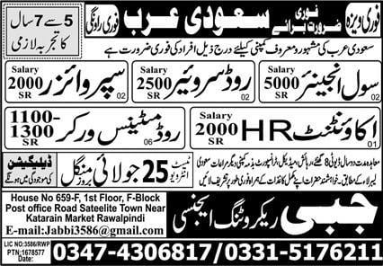 Accountant jobs in saudi arabia 2023