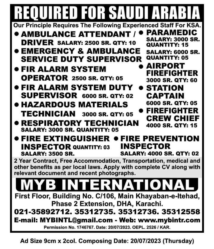 Airport ground staff jobs in saudi arabia 2023