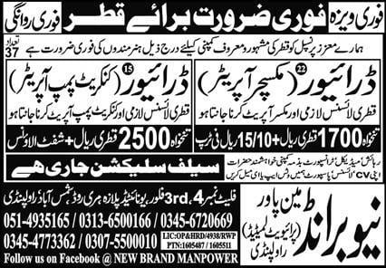 Driver jobs in qatar 2023