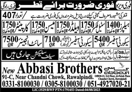 Urgent jobs in qatar 2023