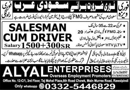 Company Driver visa in Saudi Arabia