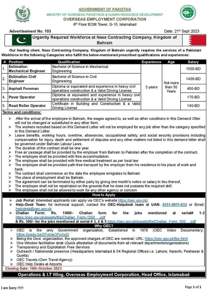 Nass group jobs in bahrain vacancies