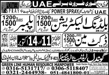 Power spray company jobs in dubai salary