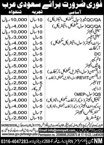 Mep engineer jobs in saudi arabia
