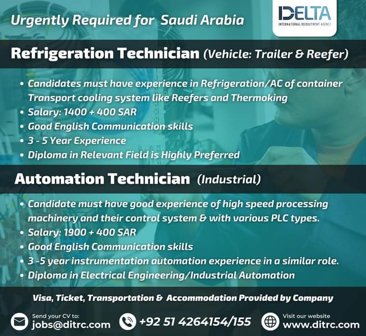 Automation jobs in saudi arabia
