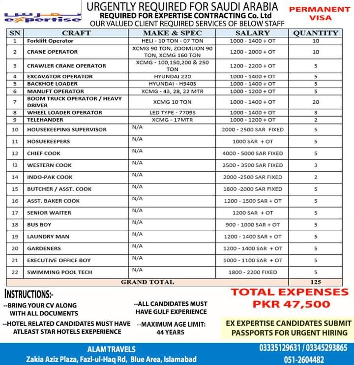 Jobs expertise company saudi arabia