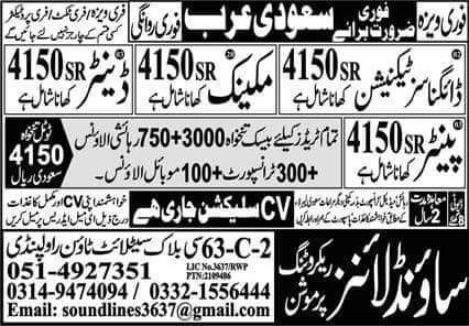 Mechanic jobs in saudi arabia 2024