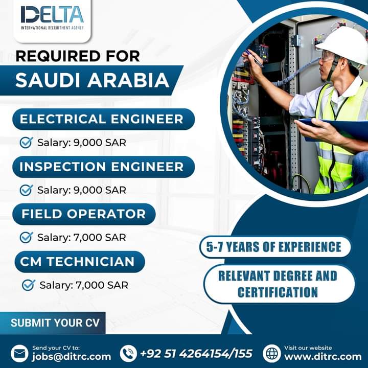 Inspection engineer jobs in saudi arabia 2024