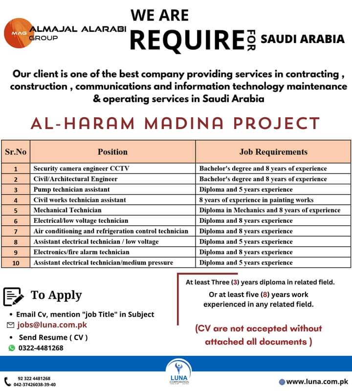 Al majal company saudi arabia jobs