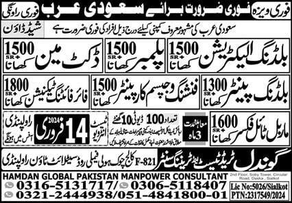 Firefighter jobs in saudi arabia 2024