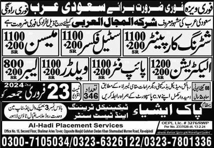 Al majal al arabi group jobs in saudi arabia 2024