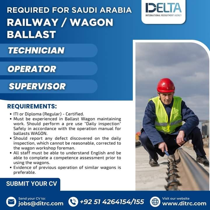 Railway job in saudi arabia