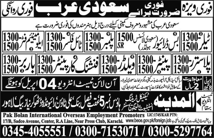 Aluminium jobs in saudi arabia 2024