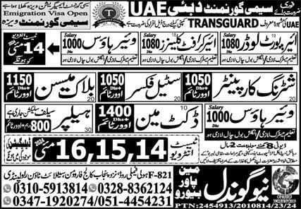 Latest jobs in dubai for pakistani 2024