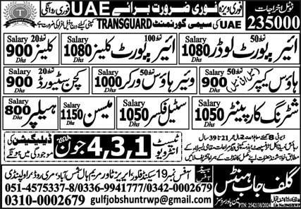 Transguard group dubai vacancies 2024