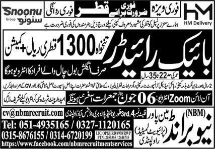 Snoonu delivery jobs in Qatar