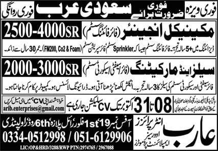 Sales and marketing jobs in saudi arabia 2024